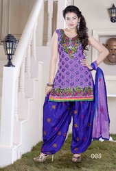 Manufacturers Exporters and Wholesale Suppliers of Fancy Patiala Suit Surat Gujarat